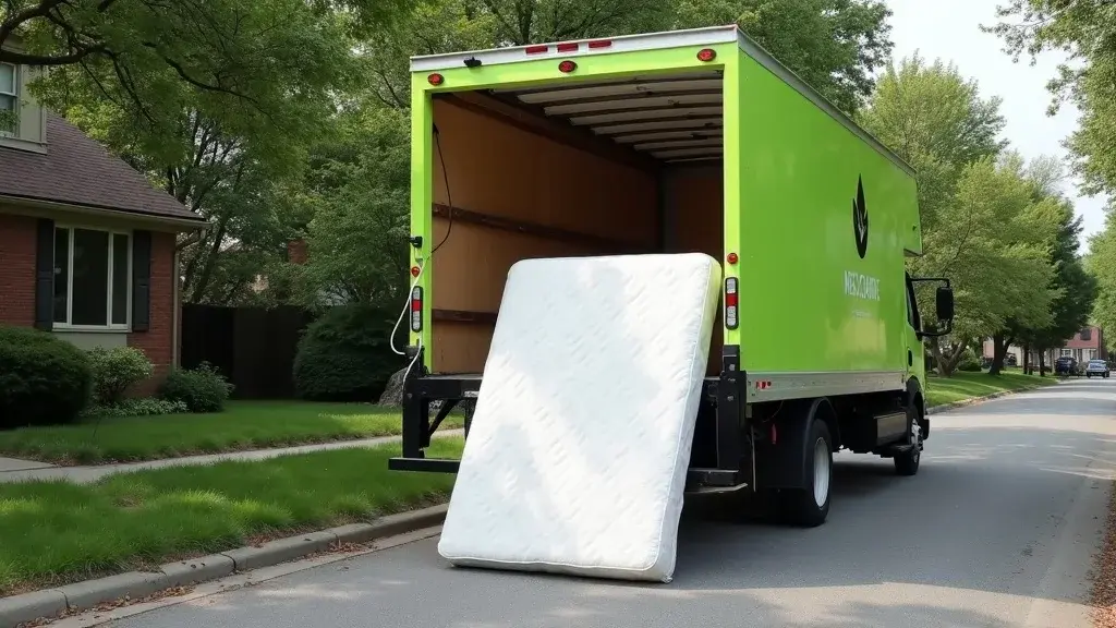 Mattress and furniture removal service visual in London Ontario